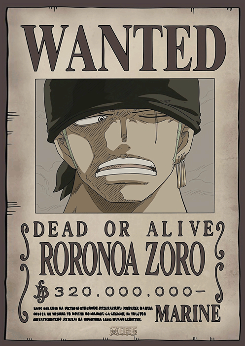 B0024 - Wanted Zoro